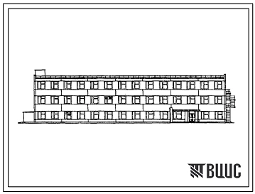 Типовой проект 501-306 Здание пункт технического обслуживания вагонов в парках отправления с обработкой от 108 до 144 поездов в сутки