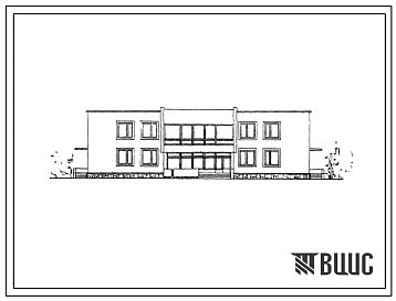 Типовой проект 285-1-106с Сельский дом быта на 20 рабочих мест. Для строительства в IIIБ климатическом подрайоне сейсмичностью 7 и 8 баллов.