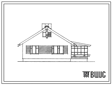 Типовой проект 184-16-69.83 1-этажный 1-квартирный 3-комнатный жилой дом для индивидуальных застройщиков. Для строительства в 1В климатическом подрайоне, 2 климатическом районе (с возможностью применения в 3 климатическом районе).