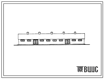 Типовой проект 803-44 Баранник на 200 баранов-пробников. Для строительства в районах с расчетной наружной температурой -4 и -8 0С.