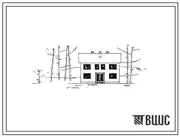 Типовой проект 142-11-33 Двухквартирный дом с трехкомнатными квартирами для кооперативного строительства с двумя вариантами планировочных решений.