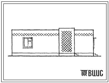 Типовой проект 184-52-257с.85 1-этажный 1-квартирный жилой дом с 3-комнатной квартирой. Для строительства в 4А и 4Г климатических подрайонах сейсмичностью 7,8,9 баллов на непросадочных грунтах и грунтах 2 типа просадочности.