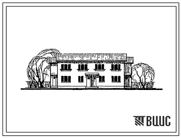 Типовой проект 1-102-11 Двухэтажный дом на 6 квартир серии 1-102
