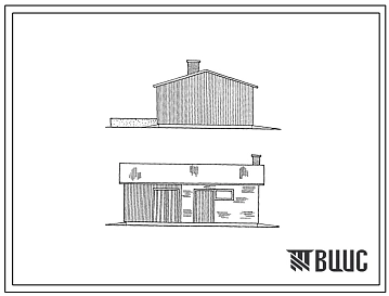 Типовой проект 194-000-439.13.86 Хозяйственная постройка (12-2). Ввод опубл. в И-11-86). Для Латвийской ССР