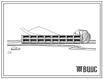 Типовой проект 111-53-31сп Двухэтажный шестнадцатиквартирный секционный жилой дом силикатобетонных или силикальцитных панелей.