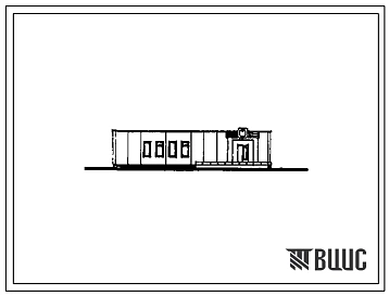 Типовой проект 281-9-37.84 Пункт приема стеклопосуды от населения (со стенами из асбестоцементных панелей).