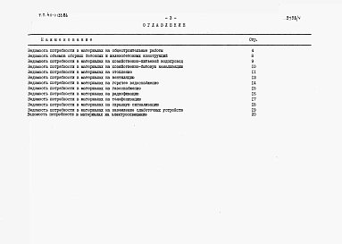 Альбом 4 Ведомости потребности в материалах.
