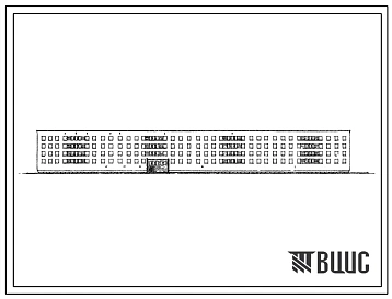 Типовой проект 164-80-24м 4-этажное 4-секционное общежитие на 569 мест (в составе комплекса) для строительства в 1 строительно-климатической зоне, в районах с вечномерзлыми грунтами.