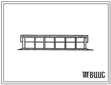 Типовой проект 803-9-90.13.87 Навес для содержания 200 голов ремонтного молодняка (неполный каркас деревянный) для лесостепных районов Украинской ССР