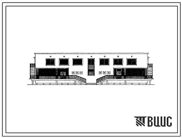 Типовой проект 214-2-118см Детские ясли-сад на 90 мест, со стенами из кирпича, для строительства в 1А, 1Б, 1Г климатических подрайонах сейсмичностью 8 и 9 с вечномерзлыми и талыми грунтами