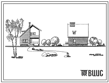 Типовой проект 144-89-72/1.2 Жилой дом (БКС-18) 2-этажный с квартирой 4Б в двух уровнях
