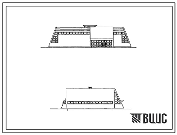 Типовой проект 294-8-029с.91 Физкультурно-оздоровительный корпус с залом 36х18 м (ФОЗ-1-с) ( в легких металлических конструкциях). Сейсмичность 7, 8 баллов. Стены из кирпича (варианты стен из каркасных и экструзионных панелей).