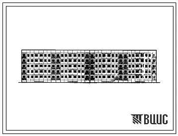 Типовой проект 111-105-5С Пятиэтажный восьмисекционный крупнопанельный жилой дом на 79 квартир (двухкомнатных 2Б-38, трехкомнатных 3Б-41). Для строительства в 3 климатическом районе Киргизской ССР сейсмичностью 8-9 баллов.