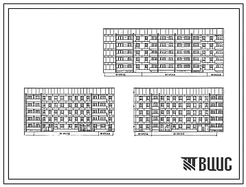 Типовой проект 81-07/1.2 Блок-секция 5-этажная 15-квартирная угловая левая 2Б.3Б.4Б