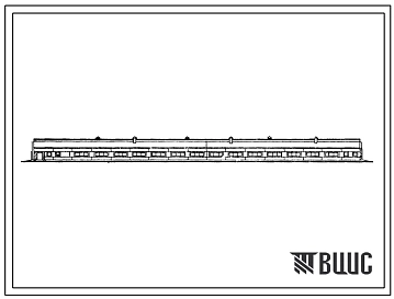 Типовой проект 801-492 Здание для содержания 87 быков в возрасте от 9 до 14 месяцев