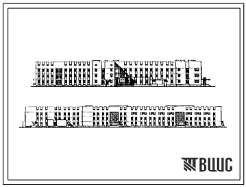 Типовой проект 254-2-23с.85 Главный корпус родильного дома на 130 коек с женской консультацией на 200 посещений в смену. Сейсмичность 7, 8 баллов. Грунты непросадочные (вариант - на грунтах  II типа просадочности). Здание одно-, четырехэтажное.