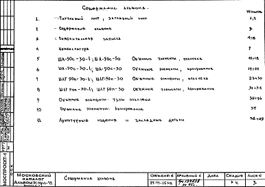 Альбом 1 Рабочие чертежи 