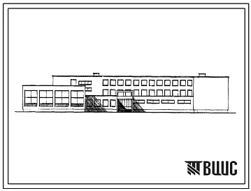 Типовой проект 224-1-358 Десятилетняя общеобразовательная школа на 30 классов (1176 учащихся) с группами продленного дня.