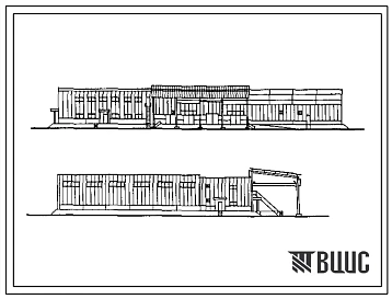 Типовой проект 701-2-40.87 Склад для хранения непродовольственных товаров складской площадью 2500 м2 из ЛМК