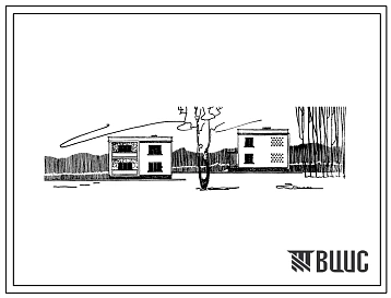 Типовой проект 144-19-20 Двухэтажный одноквартирный пятикомнатный жилой дом. Для строительства в Белорусской ССР. Расчетная наружная температура -25 0С.