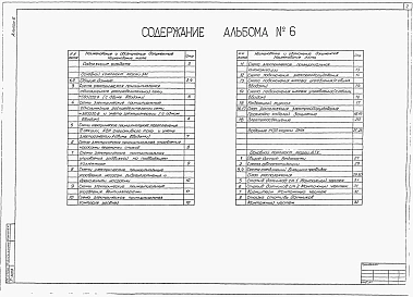 Альбом 6Силовое электрооборудование. Технологический контроль (из тп 902-1-136.88)