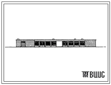 Типовой проект 274-31-5  Блокированное общественное здание для поселков до 500 жителей. Для строительства во II строительно-климатической зоне. (Для 2 проектно-строительной зоны).