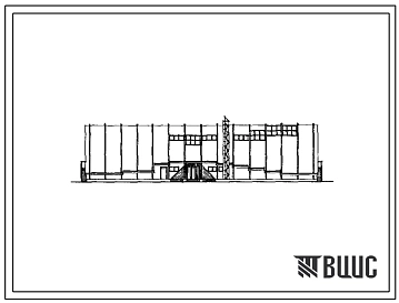 Типовой проект 261-16-11.91 Культурно-спортивный центр на 500 посетителей ( в деревоклееных конструкциях). Стены из панелей на деревянном каркасе и обшивкой из асбестоцементных листов.