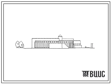 Типовой проект 284-04-116.88 Банно-оздоровительный комплекс на 200 мест. Здание двухэтажное. Стены из кирпича.