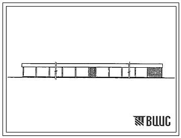 Типовой проект 806-2-30.89 Шед для самок песца на 100 клеток. Содержание - в клетках, состоящих из домика и выгула. Раздача кормов, поение, удаление навоза – механизированы. Размеры щеда - 2,2x79,5 м. Расчетная температура: -30°С. Конструкции - железобето