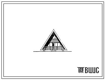 Типовой проект 246-9-5 Спальный корпус на 20 мест для летнего расширения учреждений отдыха. Для строительства в 1В климатическом подрайоне, 2 и 3 климатических районах