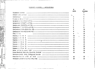 Альбом 1 Рабочие чертежи