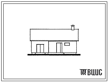 Типовой проект 194-000-560.13.87 Хозяйственная постройка для индивидуальных застройщиков в сельской месности Латвийской ССР (С2А)