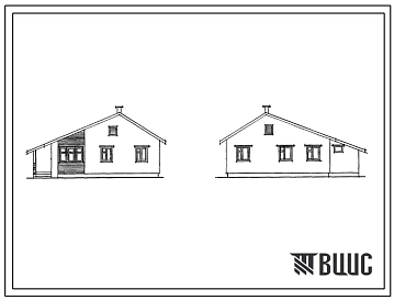 Типовой проект 184-115-110/1 Одноэтажный одноквартирный трехкомнатный жилой дом со стенами из местных материалов.