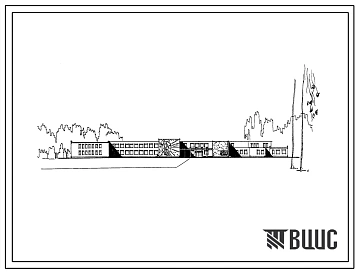Типовой проект 224-4-3 Специальная вспомогательная 16-классная школа-интернат на 292 воспитанника для умственно отсталых детей. Для строительства во 2 климатическом районе