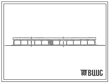 Типовой проект 806-2-37.89 Шед для молодняка песца на 264 выгула. Содержание зверей - в клетках. Раздача кормов, поение, удаление навоза - механизи­рованы Размеры шеда - 2,2x100,5 м. Расчетная температура: -30°С. Конструкции - деревянные