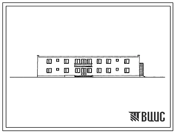 Типовой проект 164-80-50с Общежитие на 50 мест для сельского строительства в 4 климатическом районе, 3Б климатическом подрайоне, сейсмичностью 7 и 8 баллов