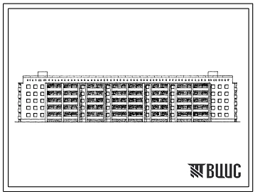 Типовой проект 114-132-12с/1 Пятиэтажный шестисекционный 70-квартирный жилой дом.