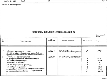 Альбом 4 Заказные спецификации