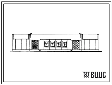 Типовой проект 181-55-27с.13.86 Одноэтажный двухквартирный жилой дом с 4-комнатными квартирами типа Б (для Таджикской ССР)