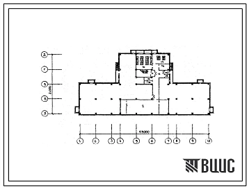 Типовой проект П-3-78(252-04-72.89) Хозяйственно-бытовые помещения в подвале стоматологической поликлиники на 40 врачебных должностей в конструкциях 1.020-1(83), (убежище на 78 человек, размеры убежища 48м на 24м, режимы вентиляции 1,2,3).