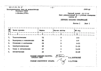 Альбом 4  Заказные спецификации