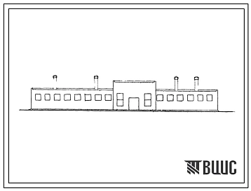 Типовой проект 804-41 Конюшня на 20 именных маток верховой, рысистой и тяжеловозной пород лошадей. Для строительства в районах с обычными геологическими условиями с сейсмичностью 7 и 8 баллов.