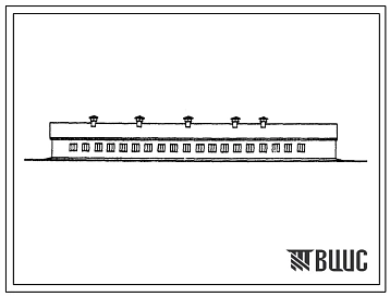 Типовой проект 802-62 тип 1 Свинарник на 400 голов племенного молодняка с кормлением в станках. Для строительства в районах с расчетной наружной температурой -10, -20 и -25 0С.
