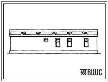 Типовой проект 184-000-158с Одноэтажный одноквартирный четырехкомнатный жилой дом. Для индивидуальных застройщиков.