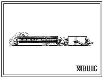 Типовой проект 242-5-2с Административно-приемный корпус для пионерского лагеря  базы отдыха круглогодичного использования на 720/640 мест. Для строительства в III и IV строительно-климатических зонах, в районах с сейсмичностью 7-8 баллов.