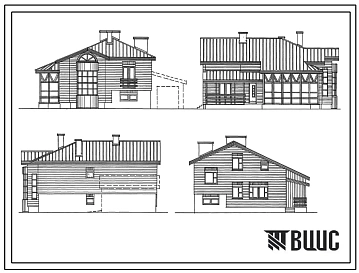 Типовой проект 144-16-141.91 Мансардный 4-комнатный жилой дом повышенной комфортности с квартирой в разных уровнях для индивидуальных застройщиков со стенами из кирпича . Общая площадь 178,54 м.кв.