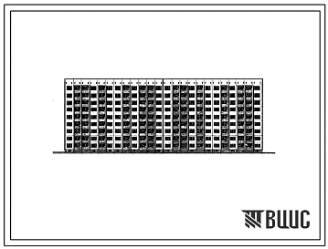 Типовой проект 1-464МС-12 Девятиэтажный четырехсекционный крупнопанельный жилой дом на 108 квартир (однокомнатных 1Б-18; двухкомнатных 2Б-18; двухкомнатных 2А-18; трехкомнатных 3Б-54) с шагом поперечных стен 3,2 м, для строительства в 3Б климатическом рай