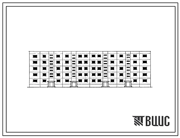 Типовой проект 111-60-1 5-этажный 4-секционный 50-квартирный крупнопанельный жилой дом