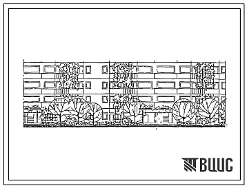 Типовой проект 320-57 Архитектурно - планировочные решения внешнего благоустройства, озеленения и оборудования участков жилых групп на 2- 4 тыс. жителей