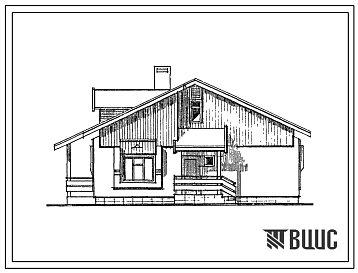 Типовой проект 184-16-120.13.88 Одноэтажный 1-квартирный жилой дом с 4-комнатной квартирой со стенами из кирпича (для строительства в Ленинградской области)